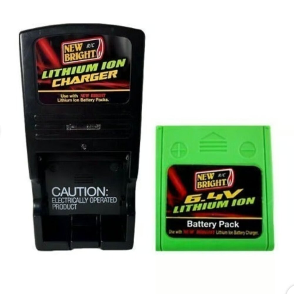 New Bright 6.4 Volts Lithium-Ion Battery 500 and Adaptor Charger  for RC Truck